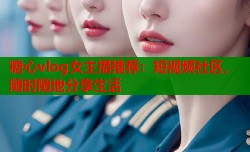 糖心vlog女主播推荐：短视频社区，随时随地分享生活