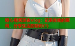 糖心视频深夜vlog：记录夜晚的瞬间，分享生活的精彩(1)
