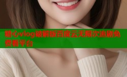 糖心vlog破解版百度云无限次追剧免费看平台