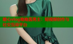 糖心vlog晚晚酱男主：短视频创作与社交互动平台