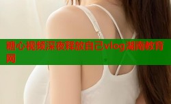糖心视频深夜释放自己vlog湖南教育网