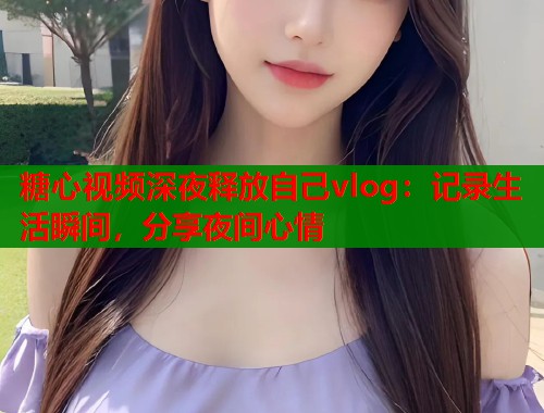 糖心视频深夜释放自己vlog:记录生活瞬间,分享夜间心情 第1张 糖心视频深夜释放自己vlog:记录生活瞬间,分享夜间心情 第1张